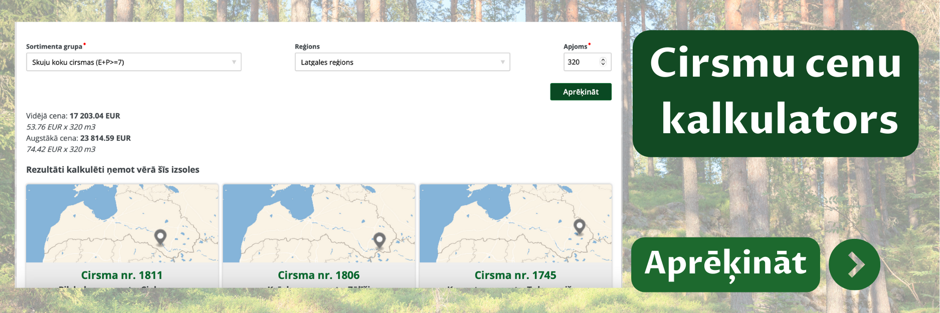 cirsmu cenu kalkulators